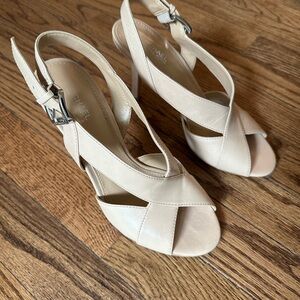 Michael Kors Beige Strappy Heels